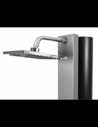 SQUARE Doccia solare per piscina grigia - 40L
