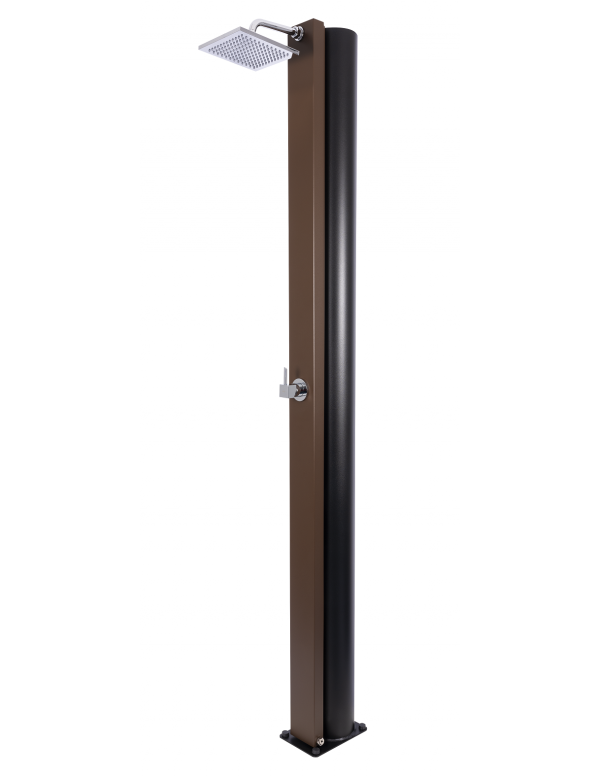 SQUARE Doccia Solare Piscina Rustico Marrone - 40L