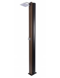 SQUARE Doccia Solare Piscina Rustico Marrone - 40L