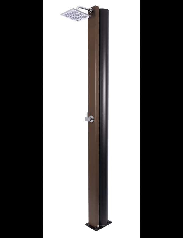 SQUARE Doccia Solare Piscina Rustico Marrone - 40L