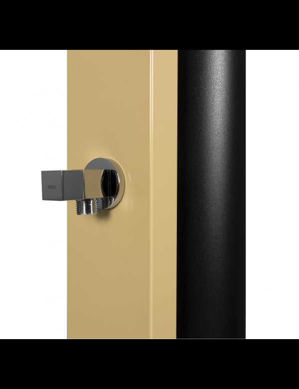 SQUARE Doccia Solare Beige con Risciacquo Piedi - 40L