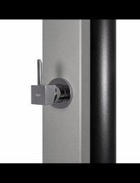SQUARE Doccia solare per piscina grigia - 40L