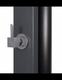 SQUARE Doccia Solare Piscina Grigio Antracite - 40L