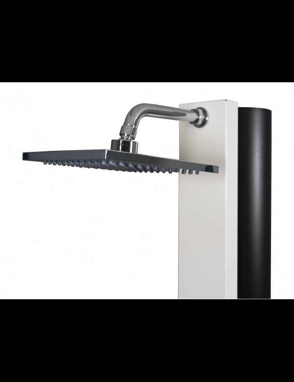 SQUARE Doccia Solare Piscina Bianco - 40L