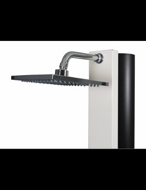 SQUARE Doccia Solare Piscina Bianco - 40L