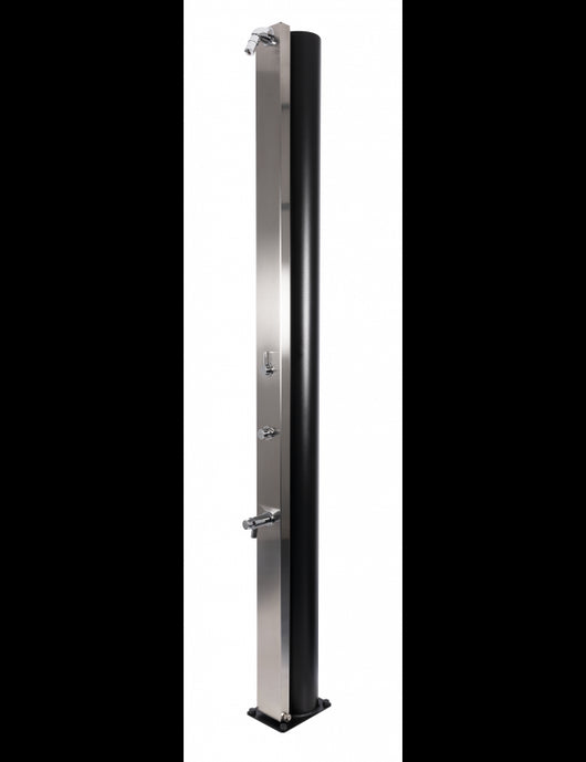 ULTIMATE Doccia Solare per Piscina in Acciaio Risciacquo Piedi Temporizzati 40L