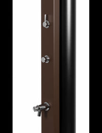 ULTIMATE Brown Solar Pool Doccia Flush Temporizzato Piedi 40L