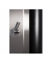 ULTIMATE Doccia Solare per Piscina in Acciaio Risciacquo Piedi Temporizzati 40L