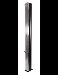 ULTIMATE Doccia Solare per Piscina in Acciaio Gambe A Filo Temporizzato 60L