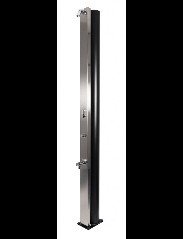 ULTIMATE Doccia Solare per Piscina in Acciaio Gambe A Filo Temporizzato 60L