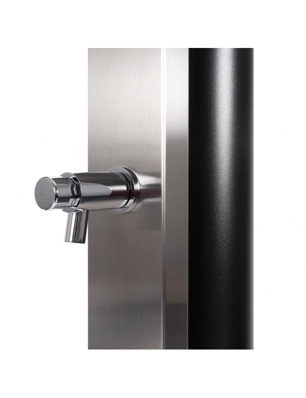 ULTIMATE Doccia Solare per Piscina in Acciaio Risciacquo Piedi Temporizzati 40L