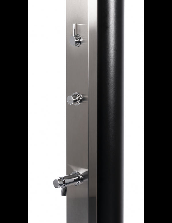 ULTIMATE Doccia Solare per Piscina in Acciaio Gambe A Filo Temporizzato 60L