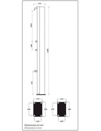 ULTIMATE Brown Doccia Solare Piscina Sciacquo Piedi Temporizzati - 60L