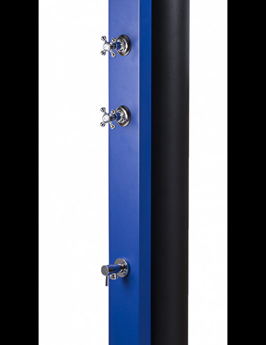 ULTRAMARINE Blue Solar Doccia per Piscina con Risciacquo dei Piedi - 40L