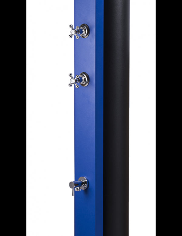ULTRAMARINE Blue Solar Doccia per Piscina con Risciacquo dei Piedi - 40L