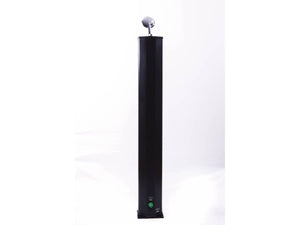 Doccia solare per piscina in PVC "Fresh 8" - 20L + atomizzatore - Nero e argentato