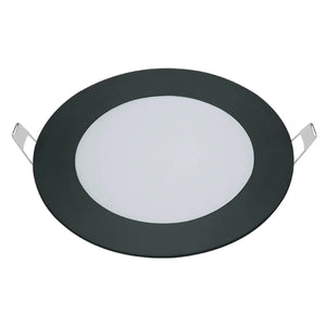 LÚZETE - DOWNLIGHT LED CIRCOLARE 18W 3000K-6000K Ø 22 CM NERO