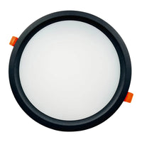 LÚZETE - DOWNLIGHT LED CIRCOLARE 32W 3000K-6000K Ø 29,5 CM NERO