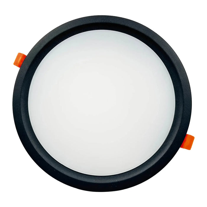LÚZETE - DOWNLIGHT LED CIRCOLARE 32W 3000K-6000K Ø 29,5 CM NERO