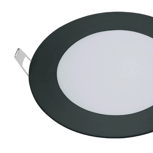 LÚZETE - DOWNLIGHT LED CIRCOLARE 6W 3000K-6000K Ø 12 CM NERO