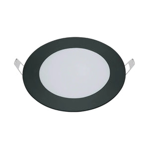 LÚZETE - DOWNLIGHT LED CIRCOLARE 6W 3000K-6000K Ø 12 CM NERO