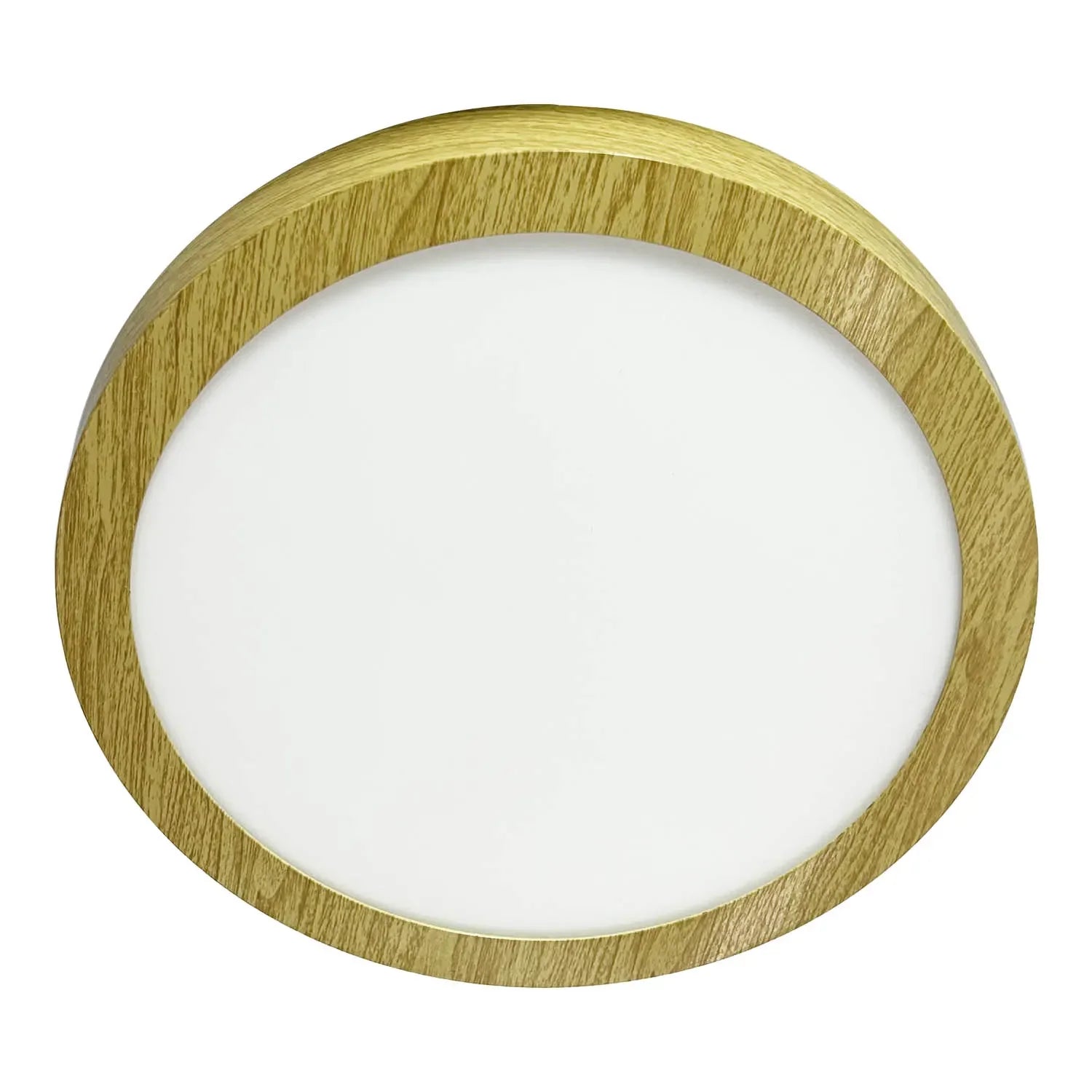 LÚZETE - DOWNLIGHT LED DA SUPERFICIE CIRCOLARE 24W 3000K-6000K Ø 29,5 CM COLORE LEGNO