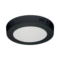 LÚZETE - DOWNLIGHT LED SUPERFICIE CIRCOLARE 18W 3000K-6000K Ø 22 CM NERO