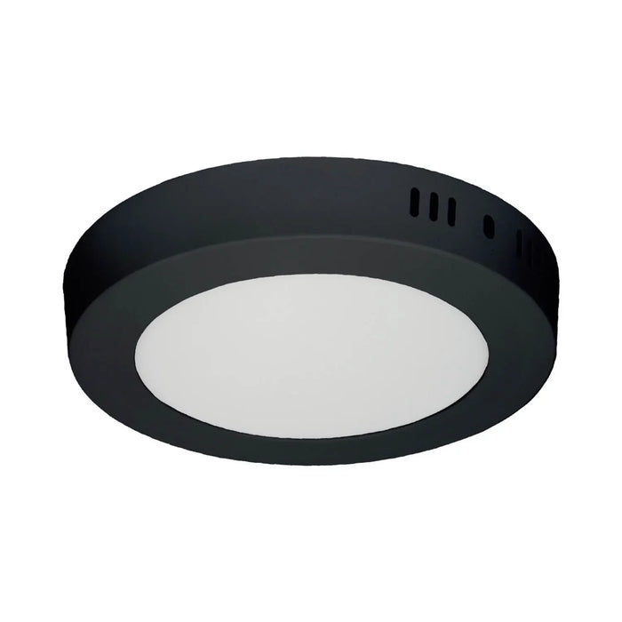 LÚZETE - DOWNLIGHT LED SUPERFICIE CIRCOLARE 18W 3000K-6000K Ø 22 CM NERO