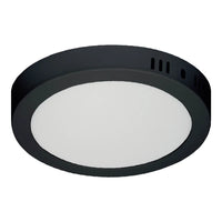 LÚZETE - DOWNLIGHT LED SUPERFICIE CIRCOLARE 24W 3000K-6000K Ø 29,5 CM NERO