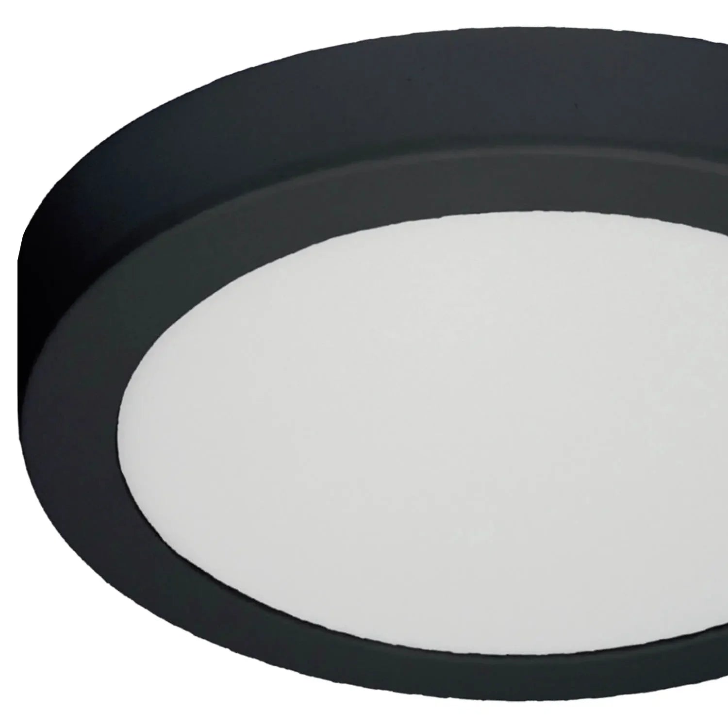 LÚZETE - DOWNLIGHT LED SUPERFICIE CIRCOLARE 24W 3000K-6000K Ø 29,5 CM NERO
