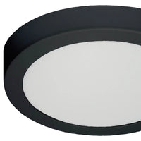 LÚZETE - DOWNLIGHT LED SUPERFICIE CIRCOLARE 24W 3000K-6000K Ø 29,5 CM NERO