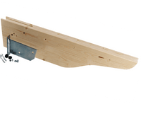 Mensola Losanna 10X16X60 Cm In Abete Grezzo