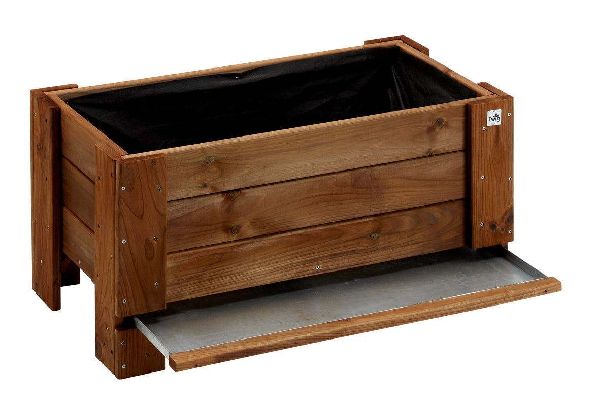 Vaschetta Metallica Per Giardiniera Piccola 75,5X38,8X2 Cm Zb