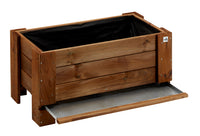 Vaschetta Metallica Per Giardiniera Piccola 75,5X38,8X2 Cm Zb