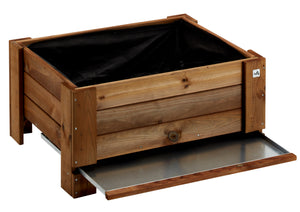 Vaschetta Metallica Per Giardiniera Grande 75,5X58,8X2 Cm Zb