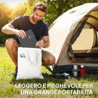 Caricabatteria Solare 36W Pieghevole con Attacco Tipo-C, Impermeabile IP67 in ETFE, Grigio