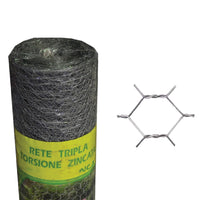 rete tripla torsione mm 51 x 6 (1,10) x cm 200 cod:ferx.1071990nlm