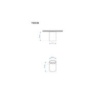 Lampada A Soffitto Zoom Alluminio Bianco 1 Gu10 Ip65 D6,5