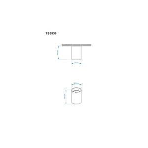 Lampada A Soffitto Zoom Alluminio Bianco 1 Gu10 Ip65 D6,5