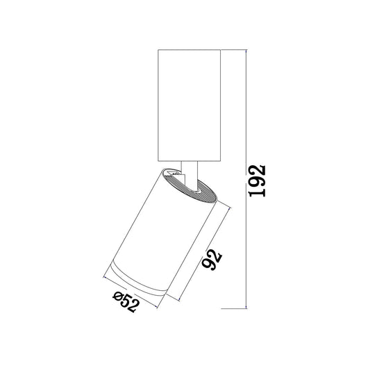 Lampada A Soffitto Focus S Metallo Ottone 1 Gu10 Ip20
