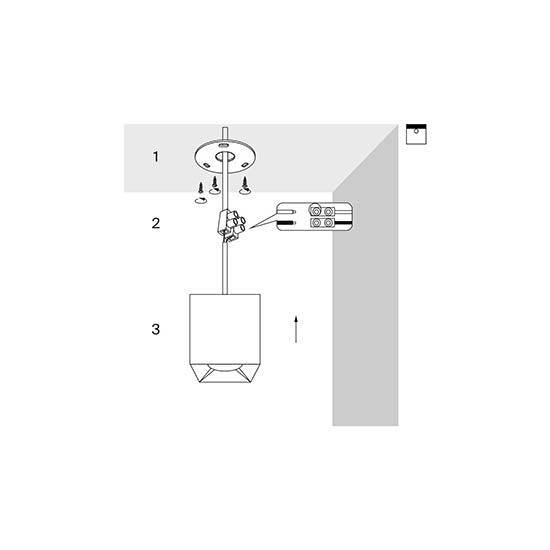 Lampada A Soffitto Alfa Led Alluminio Bianco Led Integrato 12W Ip20 3000K 7Cm