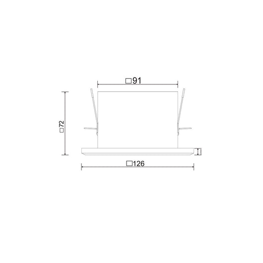 Lampada Incasso Metal Modern Metallo Bianco 1 Gu10 Ip20
