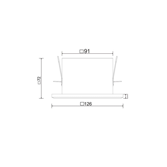 Lampada Incasso Metal Modern Metallo Bianco 1 Gu10 Ip20