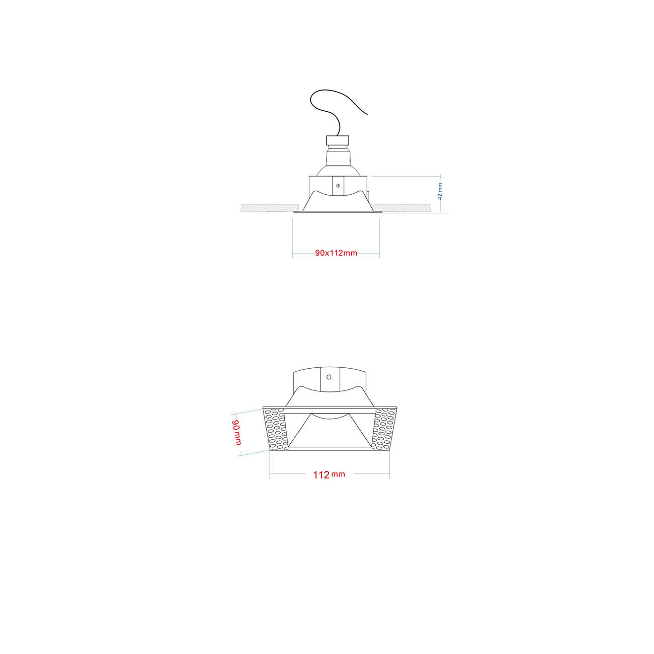 Lampada Incasso Dot Alluminio Bianco 1 Gu10 Ip20