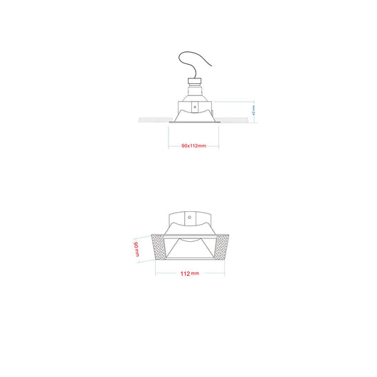 Lampada Incasso Dot Alluminio Bianco 1 Gu10 Ip20