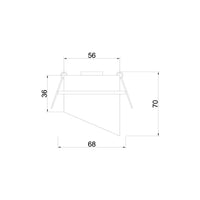 Lampada Incasso Lipari Alluminio Nero 1 Gu10 Ip20 D6,8