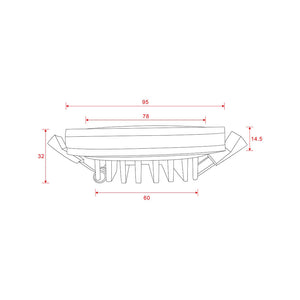 Lampada Incasso Phanton Alluminio Bianco Led Integrato 12W Ip20