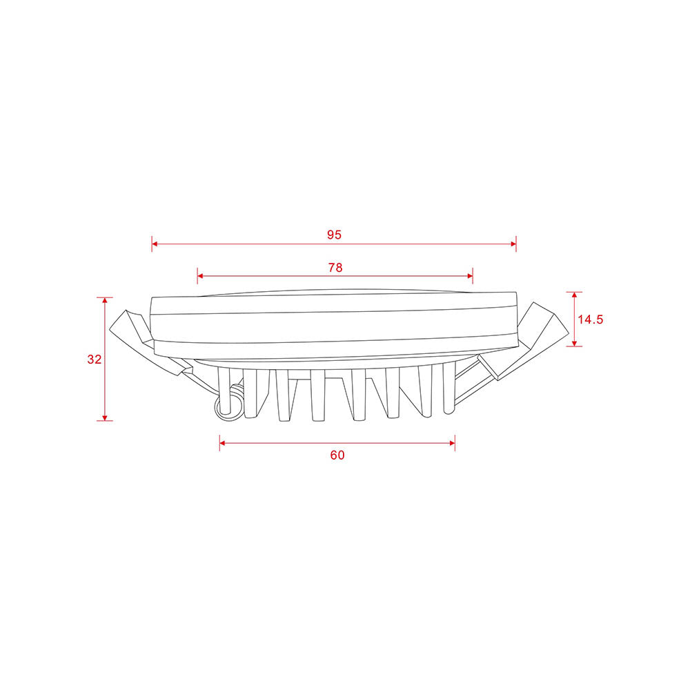Lampada Incasso Phanton Alluminio Nero Led Integrato 12W Ip20