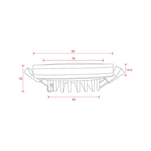 Lampada Incasso Phanton Alluminio Nero Led Integrato 12W Ip20