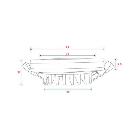 Lampada Incasso Phanton Alluminio Nero Led Integrato 12W Ip20